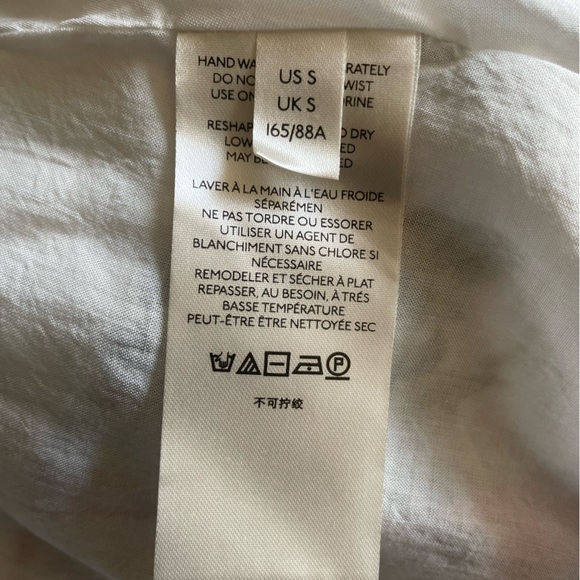 Anthropologie Dress Floral High Collar Balloon Sleeve Maxi Patchwork Lined - Picture 7 of 11